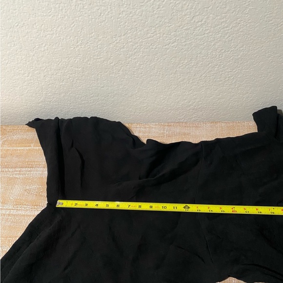 Club Monaco Black Ribbed Cold Shoulder Jumpsuit - Picture 5 of 15